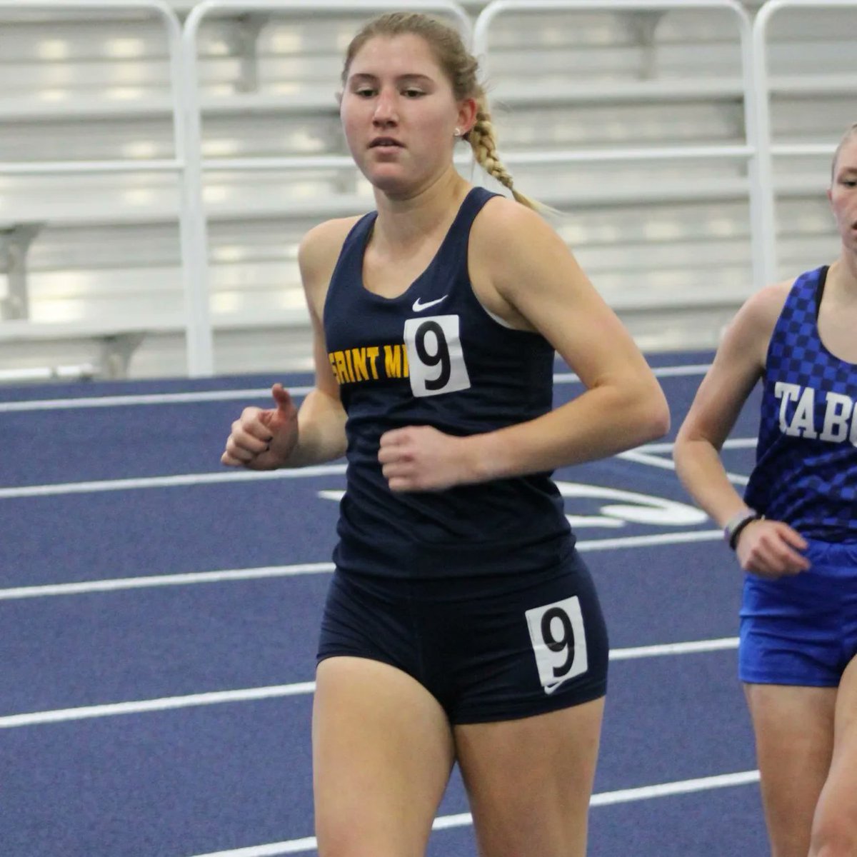 SaintMaryXCTF's tweet photo. 6 NQ's for the Women this weekend!

Alyssa Armendariz- 1k - 2:59.15 and 5k 17:31
 
Carlie Gregg - 1k - 3:00.98 (first Individual Qualifying standard)

Reagan Hiebert - 5k-18:20.82  (first Individual Indoor Qualifying standard)

Riley Hiebert - 1k - 3:01.54 and 5k 17:43.00 https://t.co/bG9eFbIuDJ