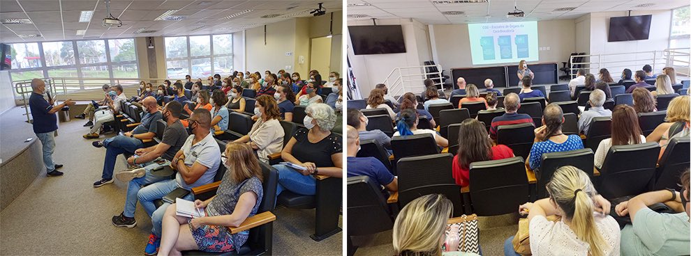 AgendaUnicamp's tweet photo. A Educorp (Escola de Educação Corporativa) realizou, no dia 1° de dezembro, o primeiro encontro presencial com os representantes de treinamento das Unidades e dos órgãos. Leia mais:
https://t.co/YUQlyDyJDb
#AgendaUnicamp #Unicamp #Educorp #AFPU https://t.co/gQTuNnwiM1