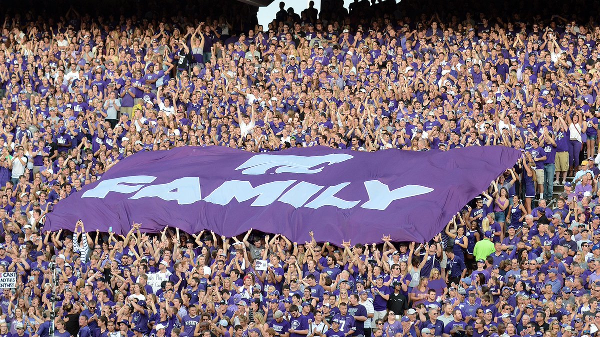 DScottFritchen's tweet photo. K-State finishes the 2022 season No. 5 nationally in percentage of stadium capacity. K-State's percent capacity was 102.33%. 

A look at the top 5:

1. Appalachian St — 111.89%
2. Oklahoma — 104.63%
3. Cincinnati — 102.54%
4. Michigan — 102.46%
5. K-STATE — 102.33% https://t.co/DGLrhS3shp