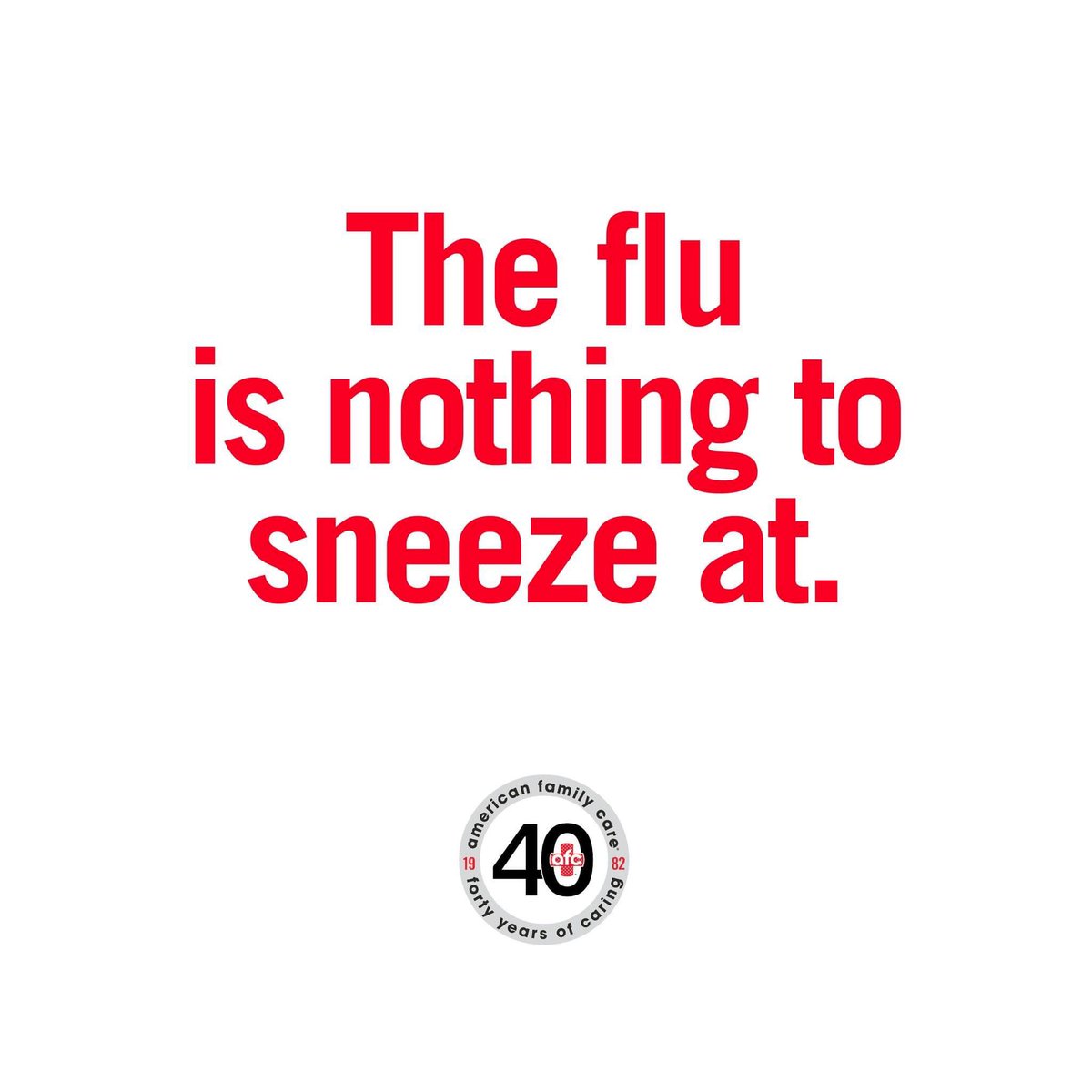 afcShortPump's tweet photo. Don't forget to stop by AFC Short Pump to get this years flu vaccine. Your will instantly become a local "IN[FLU]ENCER" leading by example in your neighborhood! #AmericanFamilyCare #urgentcare #shortpumpva #rva #flushot2022 #sickseason #GetYourShot https://t.co/TwwM0dLvpc