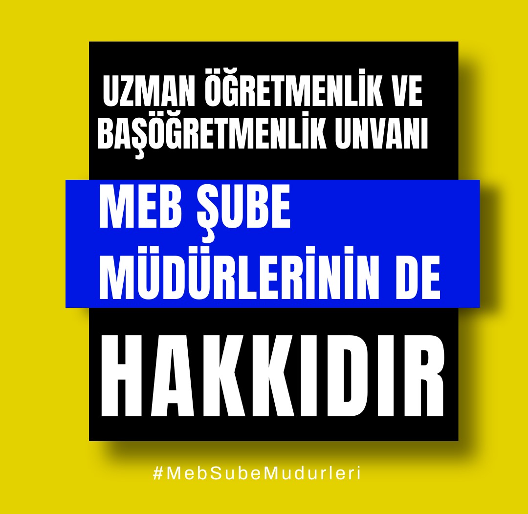 #MebSubeMudurleri 
<a href="/tcbestepe/">T.C. Cumhurbaşkanlığı</a> 
<a href="/EmineErdogan/">Emine Erdoğan</a> 
<a href="/fuatoktay/">Fuat Oktay</a>
