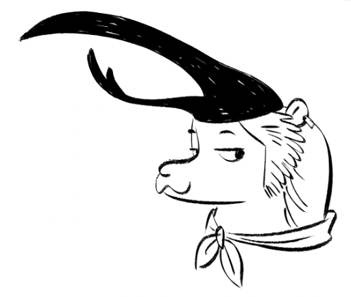 Some doodles I did during the final session of the humblewood dnd group 