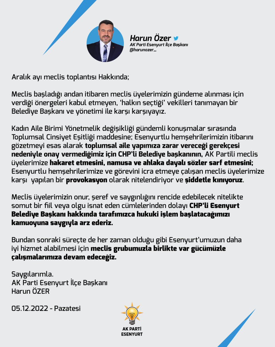 📌Kamuoyuna duyurulur. 📢

İlçe Başkanımız Sn. <a href="/harunozer_/">Harun Özer</a>