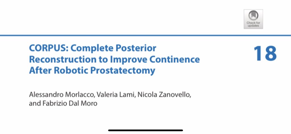 fabriziodalmoro's tweet photo. Our “Advanced Surgical Techniques” in the new book “Robot-Assisted Radical Prostatectomy”.
#CoRPUS and #PLEAT from Urology - @UniPadova Azienda Ospedale-Università Padova
Thanks to @ricautor and @Nicp85Pavan https://t.co/N2ws9cOaUm