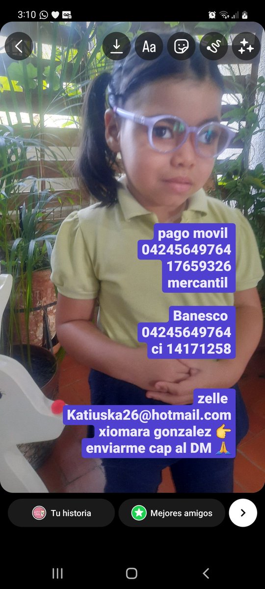mariani87784922's tweet photo. Mañana martes es la consulta con la neurologo por favor brindenme la colaboración para asistir 🙏 he presentado dolores d cabeza nocturnos y es muy importante el seguimiento ,ya q vivo con una valvula en mi cabeza. 

pago movil 
04245649764
17659326
Todo suma https://t.co/WO8QAB1v5x