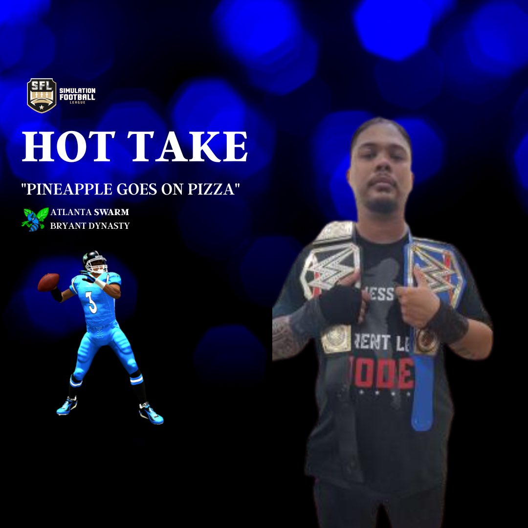 Who else agrees with Dynasty’s Hot Take? 🍍🍕🤔 #HotTake 

#TogetherWeSwarm