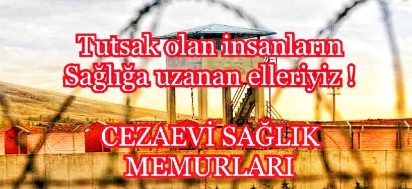 Saglik memurlari olarak Hakettigimiz hakları ve degeri gormek istiyoruz 
Cezaevi Saglikmemurlari <a href="/bybekirbozdag/">Bekir  Bozdağ</a> <a href="/dbdevletbahceli/">Devlet Bahçeli</a> <a href="/RTErdogan/">Recep Tayyip Erdoğan</a> <a href="/ctekurumsal/">Ceza ve Tevkifevleri Genel Müdürlüğü</a> <a href="/YavuzEnis/">Enis Yavuz Yıldırım</a> <a href="/hasanakceviz/">Hasan AKCEVİZ</a> <a href="/cahitcihadsari/">Cahit Cihad SARI</a> @burakceyhan3
<a href="/fserkang/">Fatih Serkan GÜNAYDIN</a>