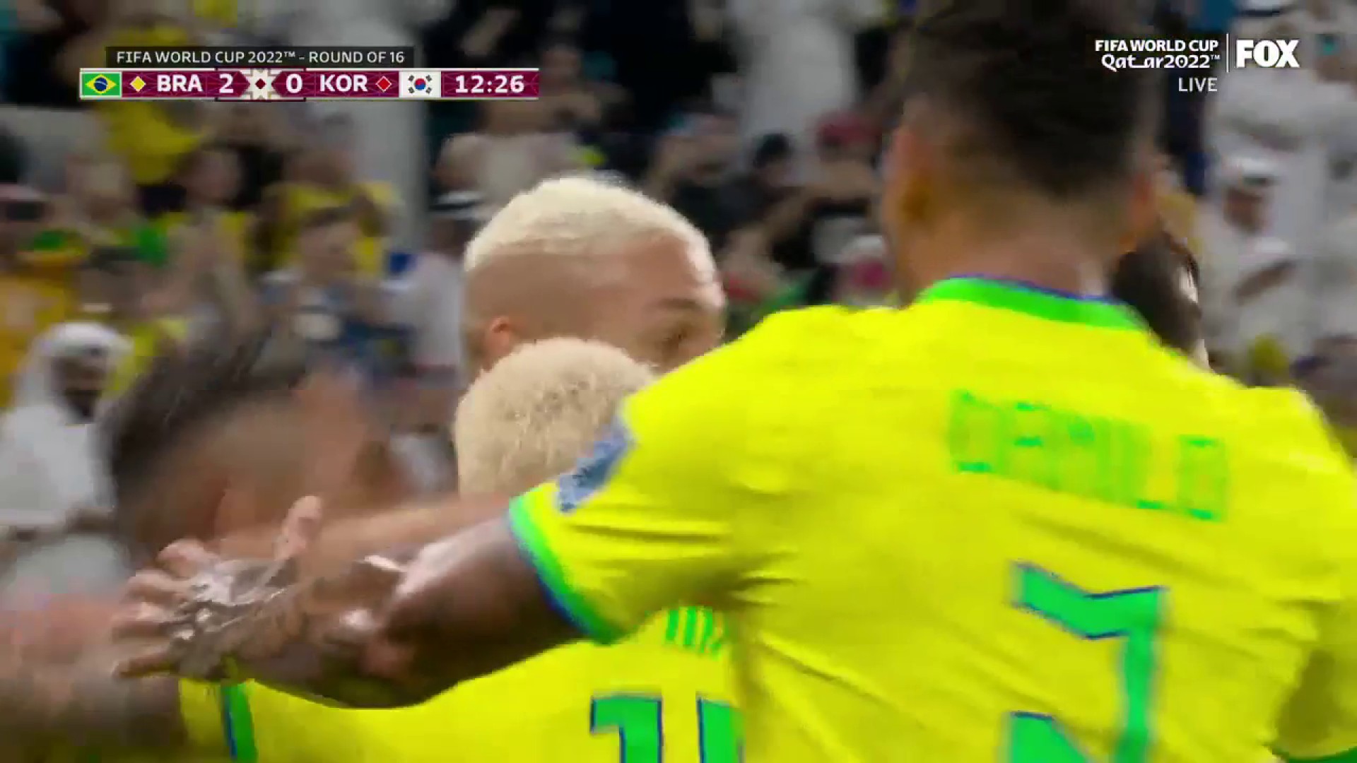 NEYMAR MAKES IT TWO 🇧🇷

Brazil has a 2-0 lead and we're only 13 minutes into the match 😳😳”