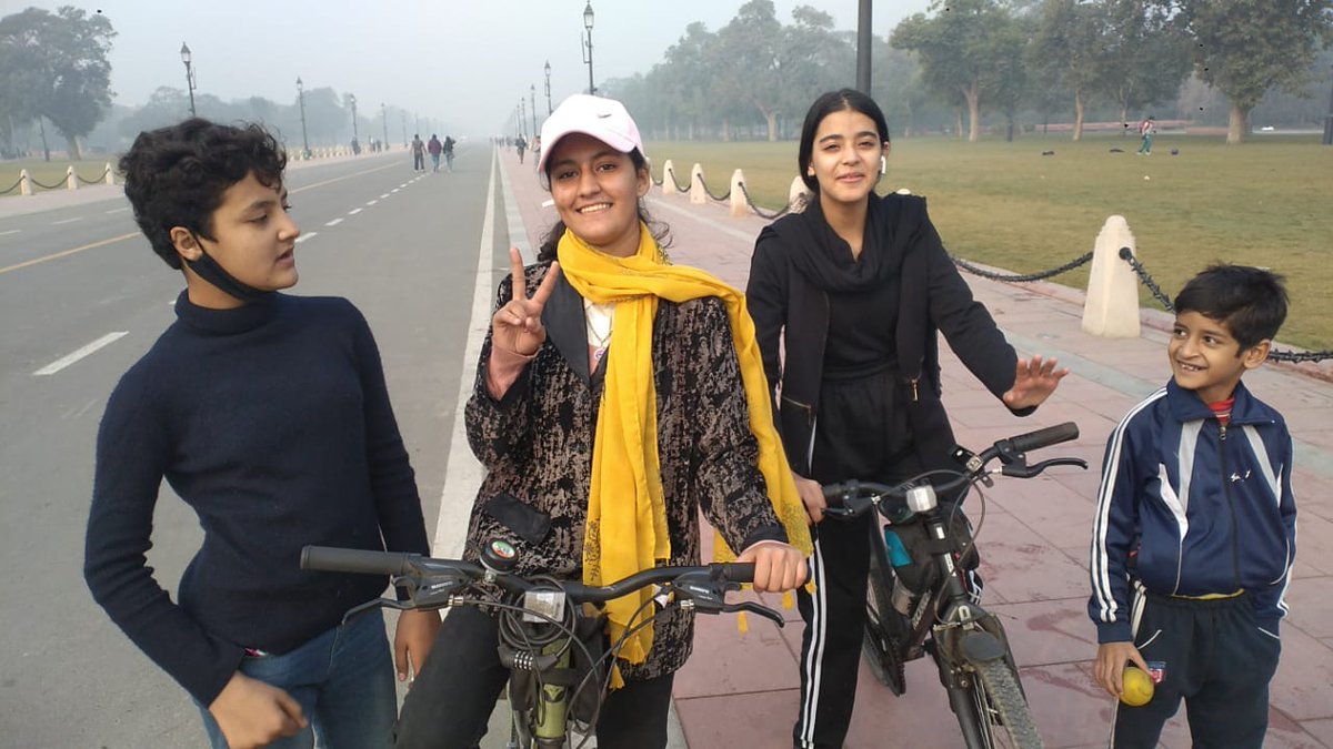 Weekend Ride in Winters ❤️

Get ready for G20 INDIA 2023 🙏

One Earth • One Family • One Future

#Dilli #StreetsForPeople #ChooseTheBicycle #FitIndia 
#MakeDelhiCycleFriendly 
#CycleToCommute 

@dalipsabharwal @FitIndiaOff @PMOIndia @Media_SAI @g20org @M_Lekhi @ArvindKejriwal