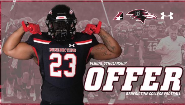 After a great conversation with @CoachCogan I am excited to receive an offer to play for @RavenFootballBC! Thank you for coming to BHS today! @BvilleFB @CoachJGrant @DJCrane1 @jamesedmondpaul