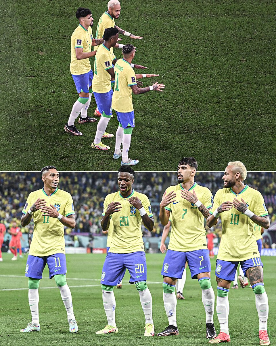 ESPNFC's tweet photo. BRAZIL ARE FLYING! 🕺 https://t.co/QR9kOs7ukf