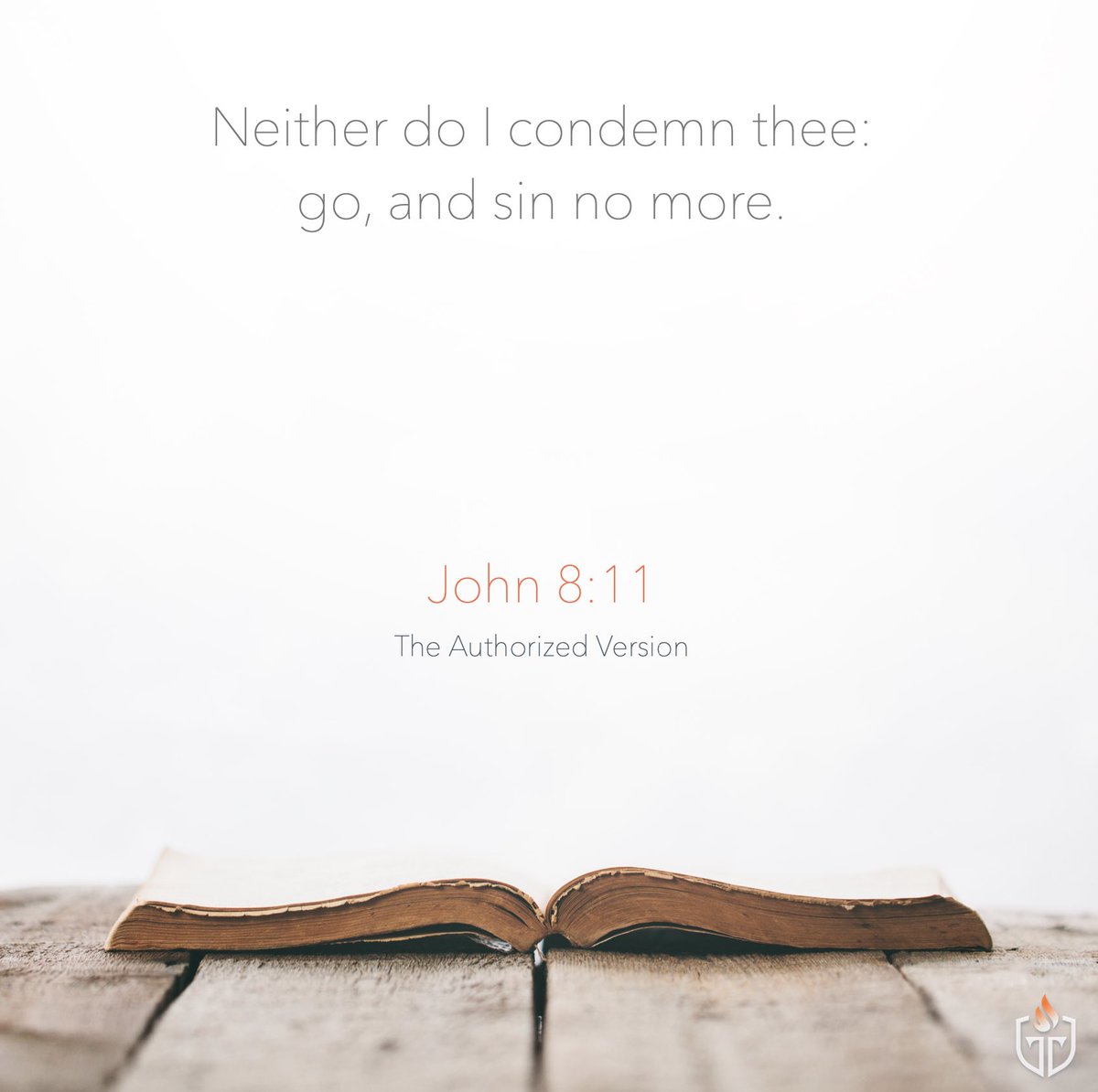 thetextkeptpure's tweet photo. Neither do I condemn thee: go, and sin no more - John 8:11 Authorized (King James) Version

#verse #VerseOfTheDay #reformed #theology https://t.co/XAhGbaVQDj