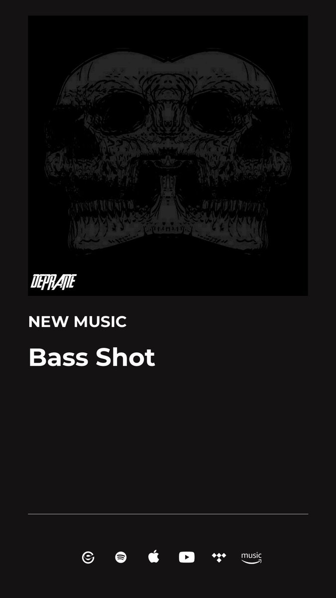 DepraneOfficial's tweet photo. [OUT NOW] Deprane - Bass shot on all platforms. https://t.co/nGi5WBWoq4