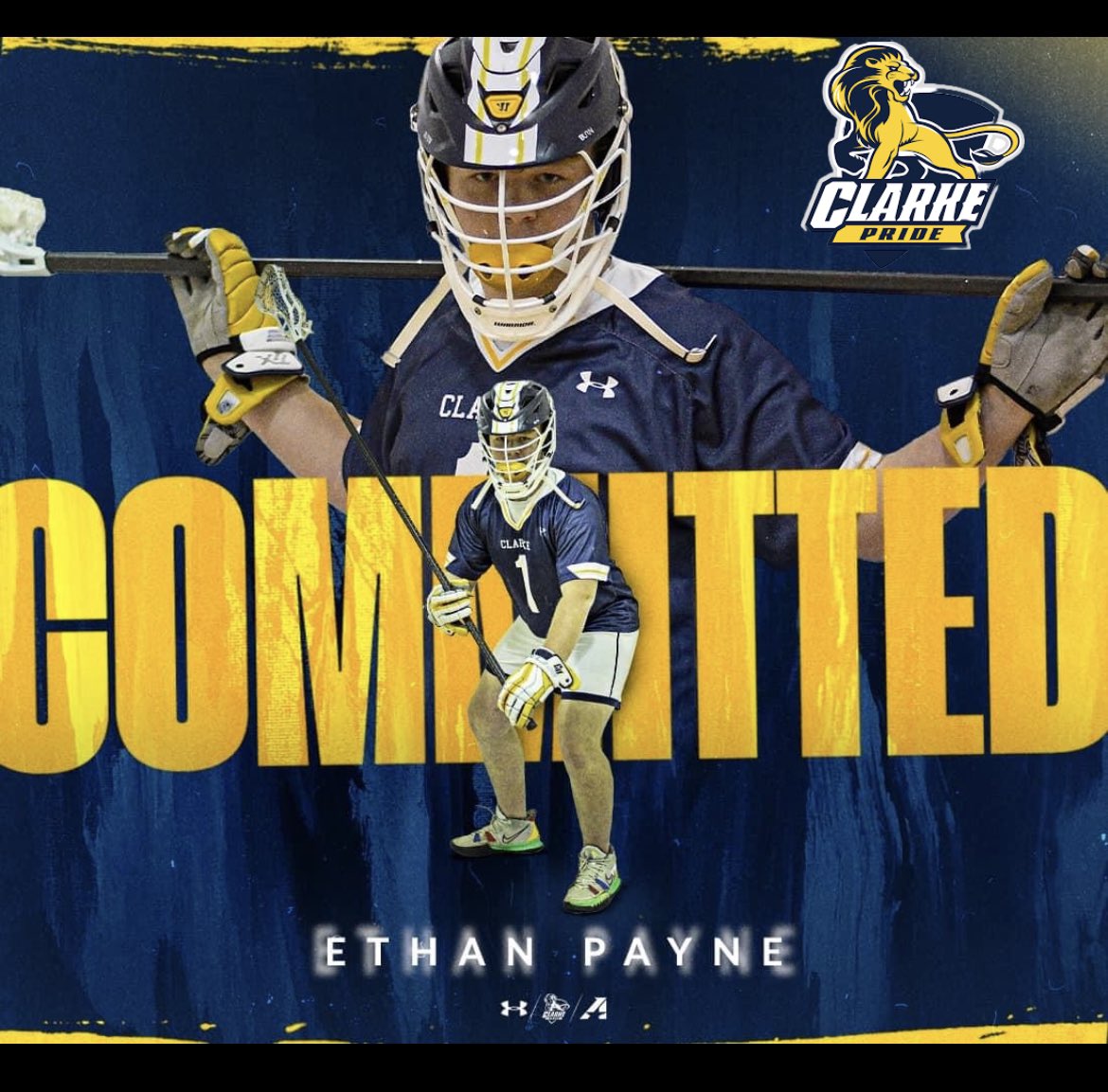 LacrosseRyle's tweet photo. Congratulations to Ryle Senior defenseman Ethan Payne for his commitment to Clarke University! We’re proud to share that he’ll be continuing his education as well as playing lacrosse at the next level for the PRIDE!
Way to go Ethan!! https://t.co/3iB7a4F91h