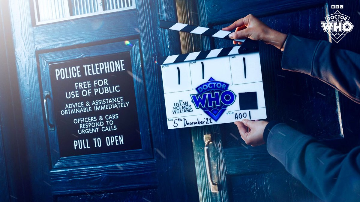 bbcdoctorwho's tweet image. 💙💙➕🎬 Action! Filming has officially begun today for the next series of #DoctorWho.