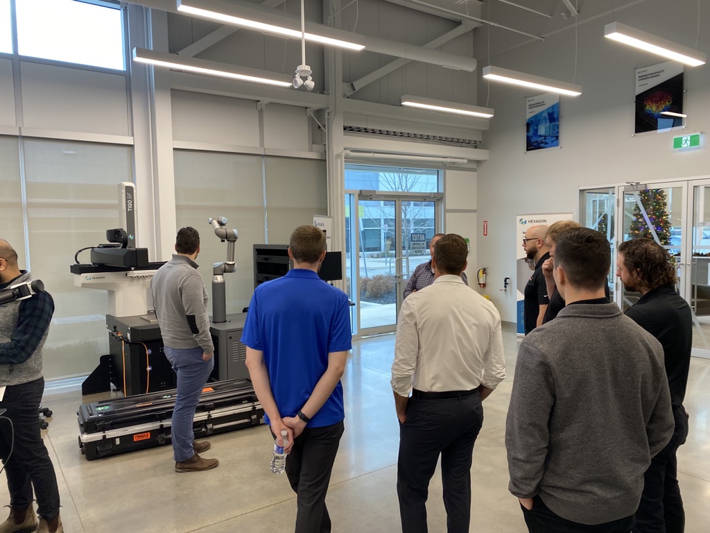 On Friday, our Ontario Sales team stopped by the Hexagon Manufacturing Intelligence Centre in Oakville for training on their Absolute Arms and Scanners. They were also generous enough to give us a tour of their lab!🤩

We look forward to continuing our partnership with <a href="/HexagonMI/">Hexagon | Manufacturing Intelligence</a>