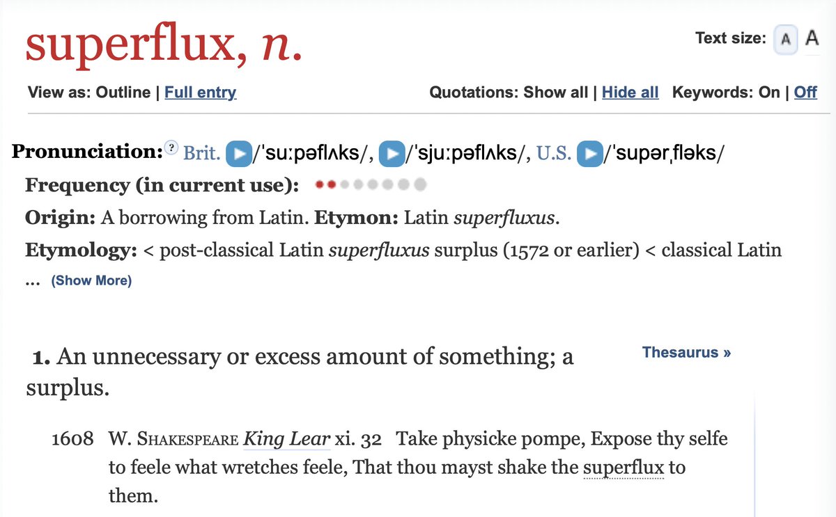 UNW_English's tweet photo. An extra word for today—a word Shakespeare coined in King Lear! https://t.co/J21PnARNGA