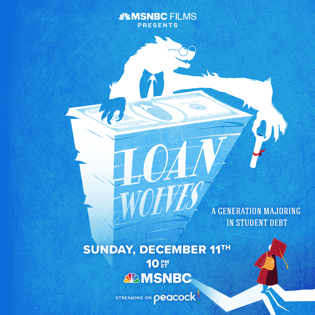 “An excellent new documentary…we should all treat this situation with great seriousness and urgency,” says Patrice Apodaca of @LATimes Tune in to @MSNBC THIS Sunday, Dec. 11th at 10pm ET to catch the premiere of “Loan Wolves,” from @BlakeZeff.