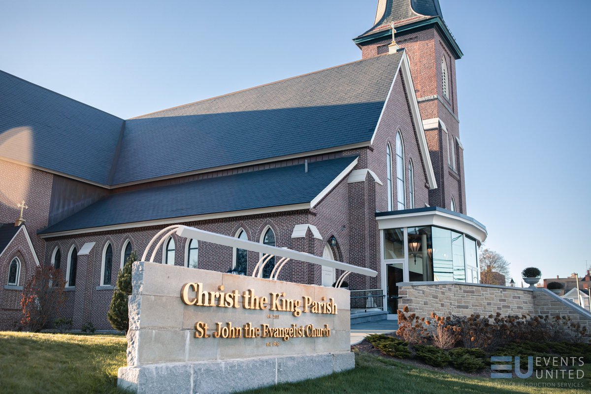 EventsUnited's tweet image. Events United headed to Christ the King Parish to install a full live streaming setup⚙️