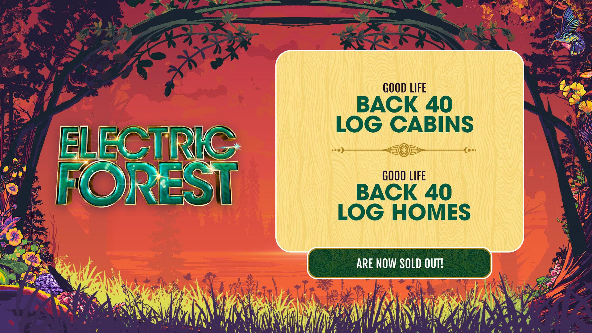 Electric Forest ⚡🌲 on Twitter "Good Life A/C Landing Tents are now