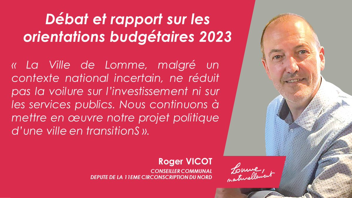 Majorite_Lomme's tweet photo. [CONSEIL COMMUNAL #LOMME]
Débat et ROB 2023 : "La Ville de Lomme, malgré un contexte national incertain, ne réduit pas la voilure sur l’investissement ni sur les services publics. Nous continuons à mettre en œuvre notre projet politique d’une ville en transitionS". https://t.co/AZkB6fzpy4