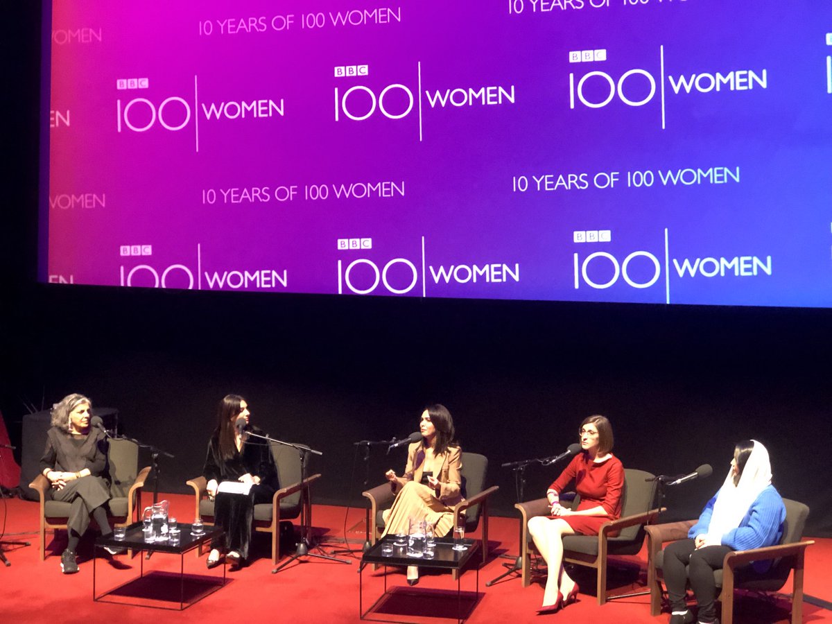 “Women of #Ukraine, #Afghanistan &amp; #iran are tied together - our bodies have become a battlefield“ ⁦<a href="/NazaninBoniadi/">Nazanin Boniadi</a>⁩ in great panel moderated by ⁦<a href="/BBCYaldaHakim/">Yalda Hakim</a>⁩ ⁦<a href="/BBC100women/">BBC 100 Women</a>⁩