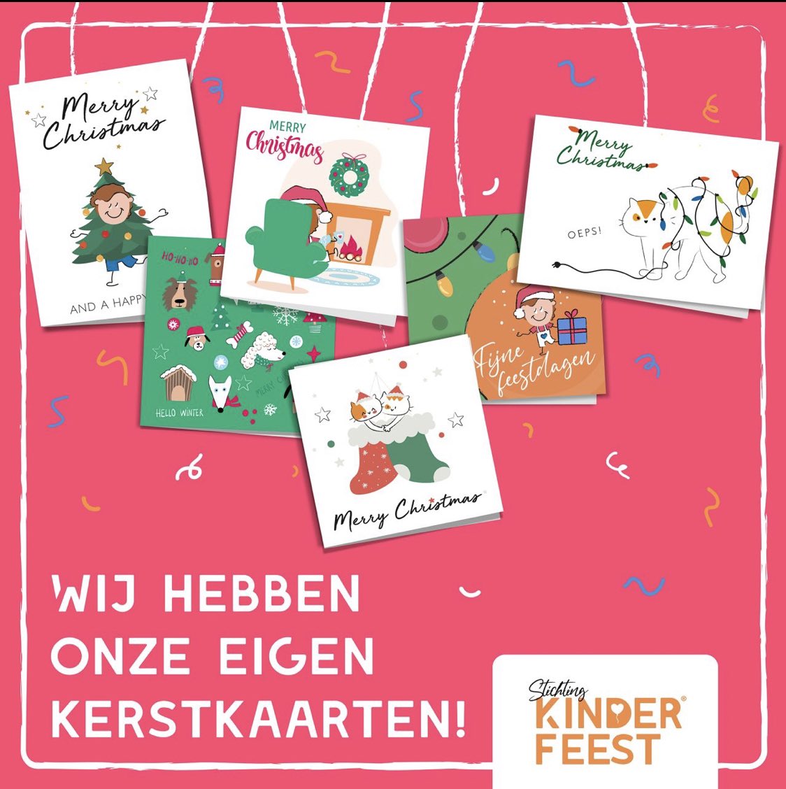 HO HO HO 🎄
De leukste kerstkaarten shop je hier: 
kaartje2go.nl/samen/stichtin…

Stuur jij ook een kaartje uit deze feestelijke collectie voor ons goede doel? 

Retweet = 🎈
#kerst #kerstkaart #goeddoel