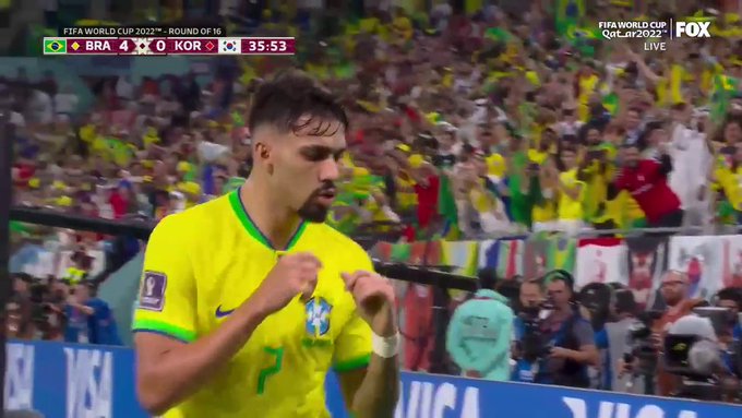 Forget Lucas Paquetá’s beautiful goal and watch his beautiful dance ??
#FIFAWorldCup?#WorldCup2022 #Qatar2022?