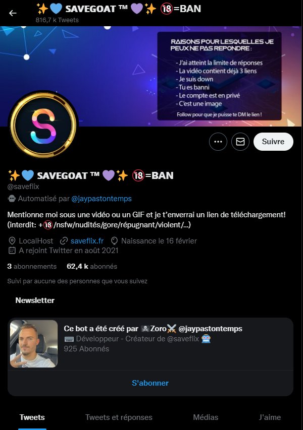 marius_rnrl's tweet photo. @b_m_l74 @EddyHacene @JustEwi_ @lRoxasl @saveflix carrément le mec veut se pignouf sur des hentai bien gore avec vla les furry bien dark sasuke bien bre-som...
ah gars twitter c'est le metaverse bon je retourne faire mon anglais sur le paresseux aka the #sloth https://t.co/okf1aX8aUD