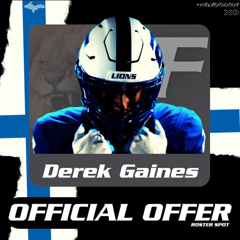 After a great conversation with <a href="/Coach_Saterstad/">Adrian Saterstad</a> I am blessed to receive a offer from <a href="/FULionsFootball/">Finlandia University Football</a> #forwardtogether