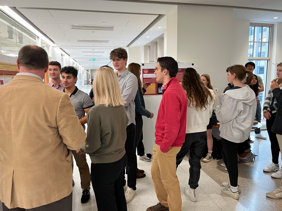 BCHCEngineering's tweet photo. This past Sunday, HCE's Core Complex Problems course Making the Modern World held a Design Conference. For the past seven weeks, students designed prototypes to increase accessibility on our campus. These models were presented to other students and guest judges! https://t.co/NAbDfuVNWA
