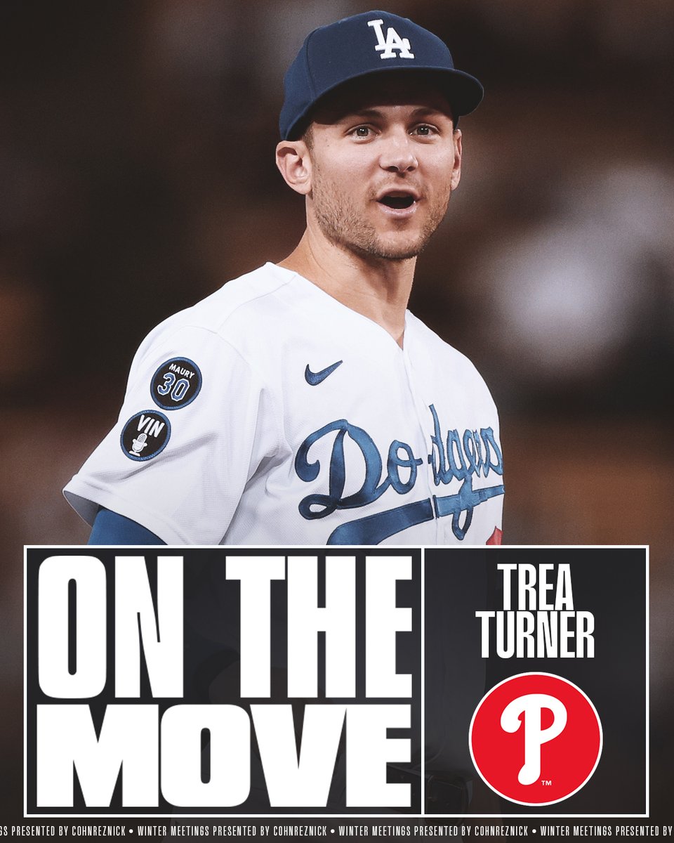 The NL champs are loading up.

Trea Turner, Phillies reportedly agree to an 11-year deal, per @feinsand.