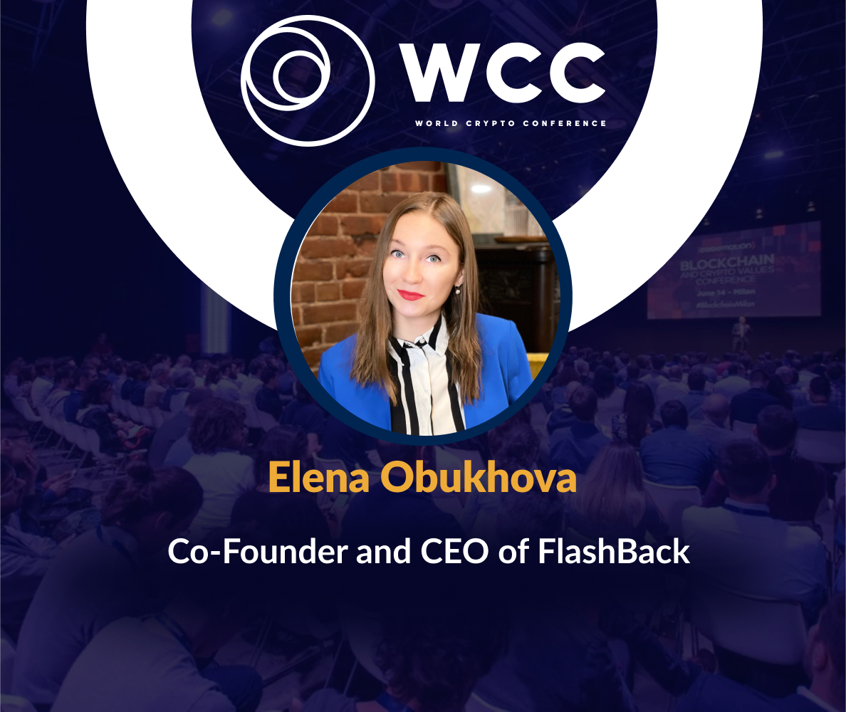 WorldCryptoC's tweet image. Elena Obukhova will be taking part in the @WorldCryptoC!👏

Elena is the founder of @Supermooncamp and the co-founder &amp;amp; CEO of @flashbacknft. Also, she has founded the Fintech Advisory Services.

Welcome @e_obukhova!🤗
