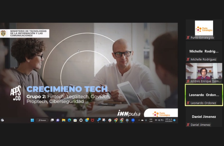 AppsCo's tweet photo. 🤩¡Culmina la fase #CrecimientoTech de @AppsCo! #AEstaHora se lleva a cabo el evento de cierre del grupo 2, conformado por 26 de las 82 empresas beneficiarias del programa. Las compañías son de los sectores Fintech, Legaltech, Govtech, Proptech y Ciberseguridad. @puntestrategico https://t.co/n2y0fuE7Kn