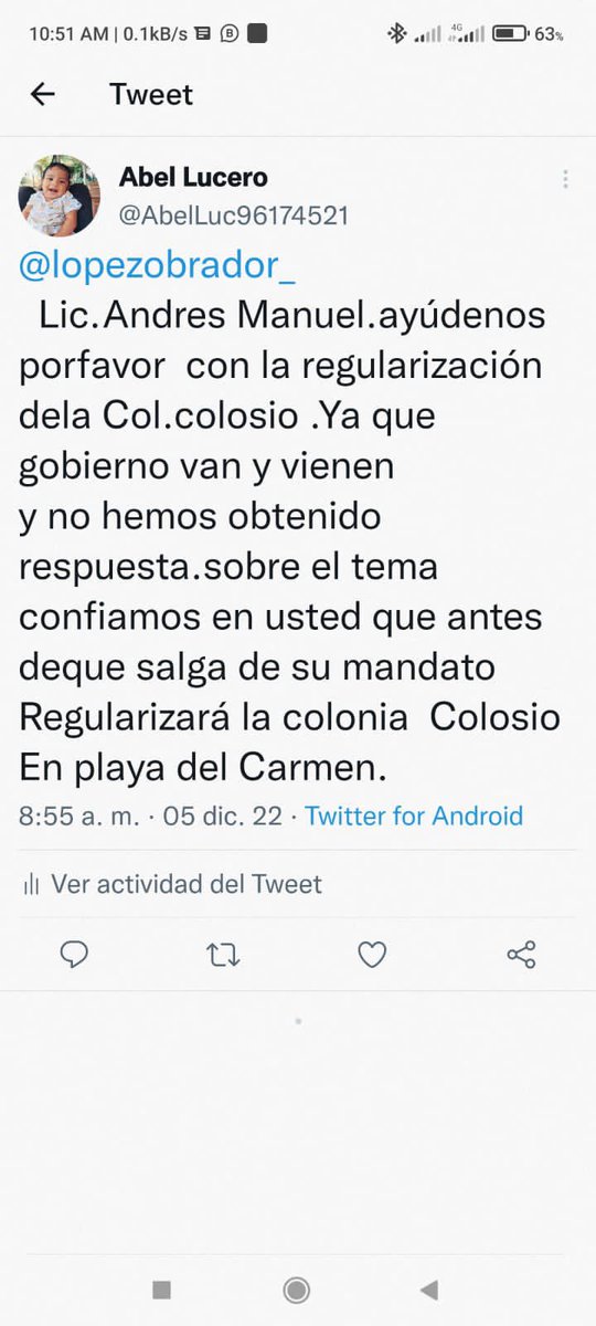 samakauama's tweet photo. @GobiernoEnRedes @MaraLezama @lopezobrador_ https://t.co/82DTY3xAmw