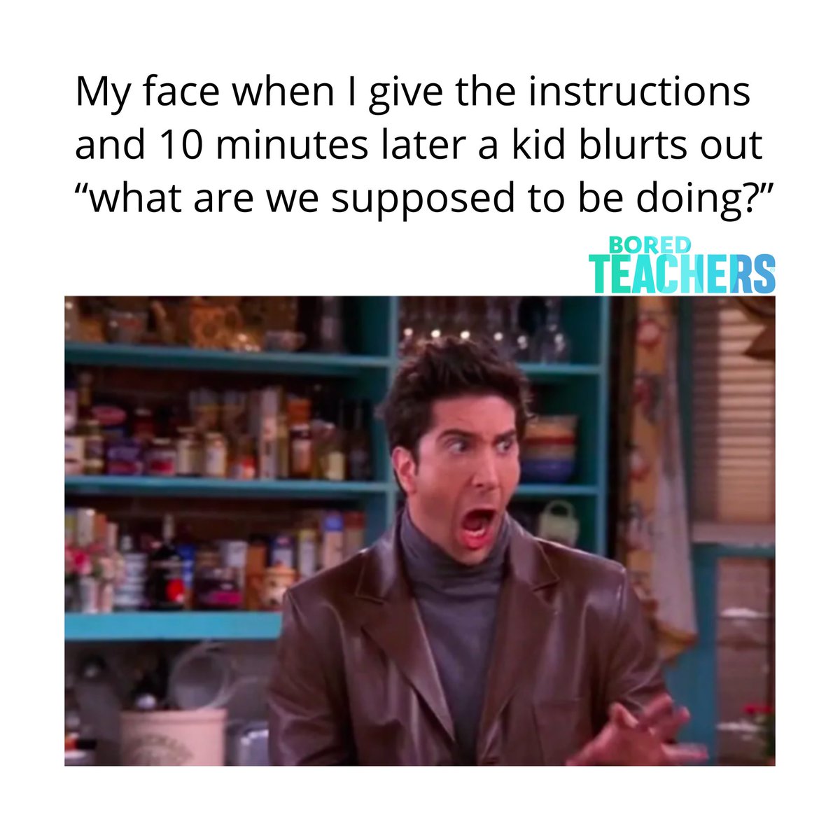 Bored_Teachers's tweet photo. This! 😂😭 #boredteachers #teacherproblems https://t.co/gYe2uf8oWC