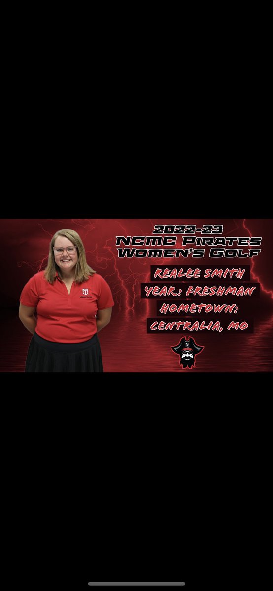 Monday Player Spotlight is back with Centralia native ReaLee Smith! Individual Champion at the Graceland Fall Invitational with a score of 87! 🏴‍☠️

Favorite Movie: Pulp Fiction 
Major: Elementary Education 
Favorite Memory: “All the time spent with the girls on the golf team”