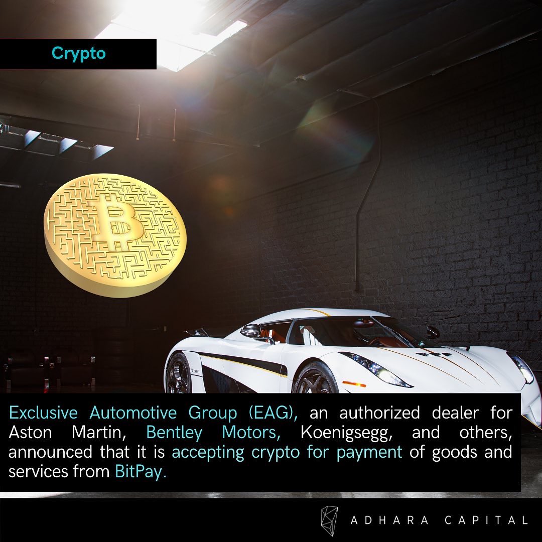 AdharaCapital's tweet photo. Some of this weeks most relevant news. #Crypto https://t.co/bXk0cb0Kqz