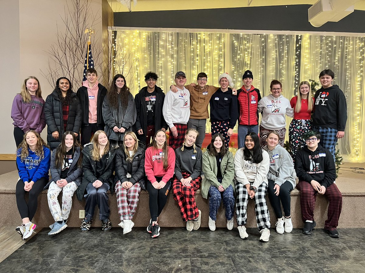 Our student council took part in the Western Division Conference today! They got to participate in fun activities, discussions, and got to meet lots of new people from area schools! #buildingthefuture