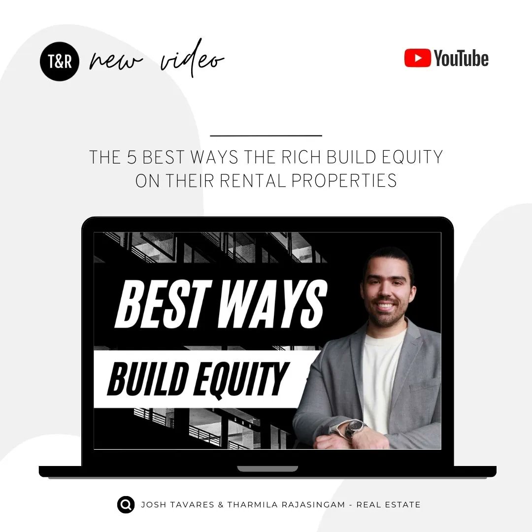 Learn the 5 BEST WAYS to build equity on your rental properties ▶️ Watch NOW!

🔗 youtu.be/S55Zdw15a0c

#realestateinvesting #torontorealtor #usinvesting #realestateinvestor #wealth #brrrr #investortips #investing #duplex #triplex #rentalproperty #rental #jv #investdetroit