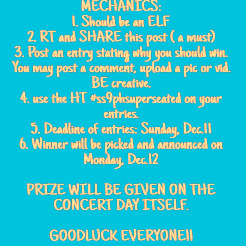 CloudforYe's tweet photo. ‼️This is it everyone! ‼️
My major GA prize for this year!  🫶

Always read the mechanics. 
Remember to post your entries in this thread and don't forget to use the hashtag. It would help me see your entries easier. 

Fighting everyone! 💙
#ss9phsuperseated https://t.co/uiBHhEHExx