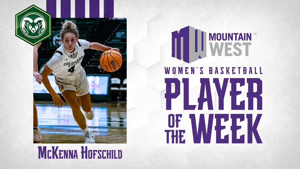 .<a href="/CSUWBasketball/">Colorado State Women's Basketball</a>'s McKenna Hofschild averaged 2️⃣9️⃣ points in two games this week, including a season-high 3️⃣1️⃣ in the win against Western Michigan 🙌

#AtThePEAK | #MWWBB | #MakingHerMark | #Stalwart