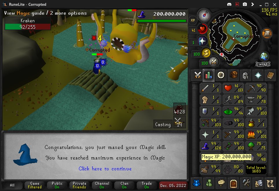 Corrupted_Pure's tweet photo. There it is first 200m! #osrs #oldschoolrunescape #runescape #wizardstuff https://t.co/YaE981OkGy