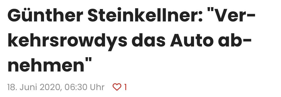 severinmayr's tweet photo. 2020. FPÖ-Verkehrslandesrat Steinkellner fordert: "Verkehrsrowdys das Auto abnehmen"
2022: FPÖ nennt die Forderung „Ökomarxismus“ https://t.co/ojhB9jckCl