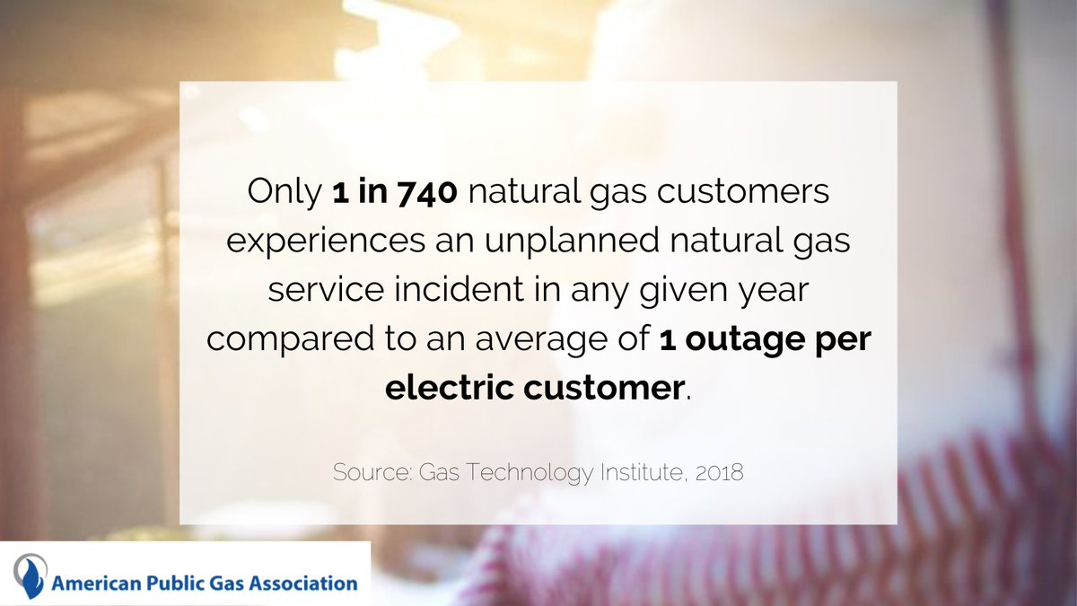 APGA's tweet photo. As winter snowstorms and cold temperatures approach, the #DirectUse of #NaturalGas remains the reliable choice: Households that use electricity are 64x more likely to experience an unplanned outage than #NaturalGas households. https://t.co/FGV5oapqFQ https://t.co/aeQT6sMf4y