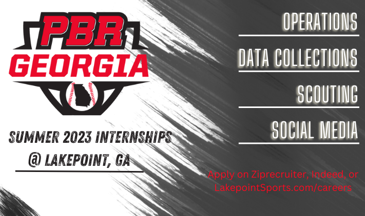 Prep Baseball Georgia (@prepbaseballga) on Twitter photo ๐๐ฎ๐ฆ๐ฆ๐๐ซ ๐๐๐๐ ๐๐ง๐ญ๐๐ซ๐ง๐ฌ๐ก๐ข๐ฉ๐ฌ
Interested in interning with PBR Georgia at <a href="/LakePointSports/">LakePoint Sports</a> this summer? We are looking to fill a variety of roles that could suit you.
Find us on Ziprecruiter, Indeed, or LakePointSports.com/careers. ๐๐ฎ๐ฆ๐ฆ๐๐ซ ๐๐๐๐ ๐๐ง๐ญ๐๐ซ๐ง๐ฌ๐ก๐ข๐ฉ๐ฌ
Interested in interning with PBR Georgia at <a href="/LakePointSports/">LakePoint Sports</a> this summer? We are looking to fill a variety of roles that could suit you.
Find us on Ziprecruiter, Indeed, or LakePointSports.com/careers.