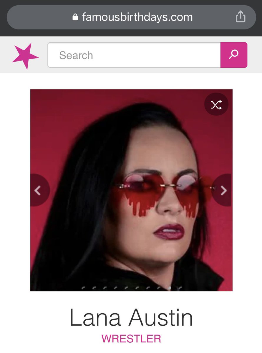 Lana Austin on Twitter "Just The Superstar Lana Austin on FamousBirthdays 💅😈 Suck that