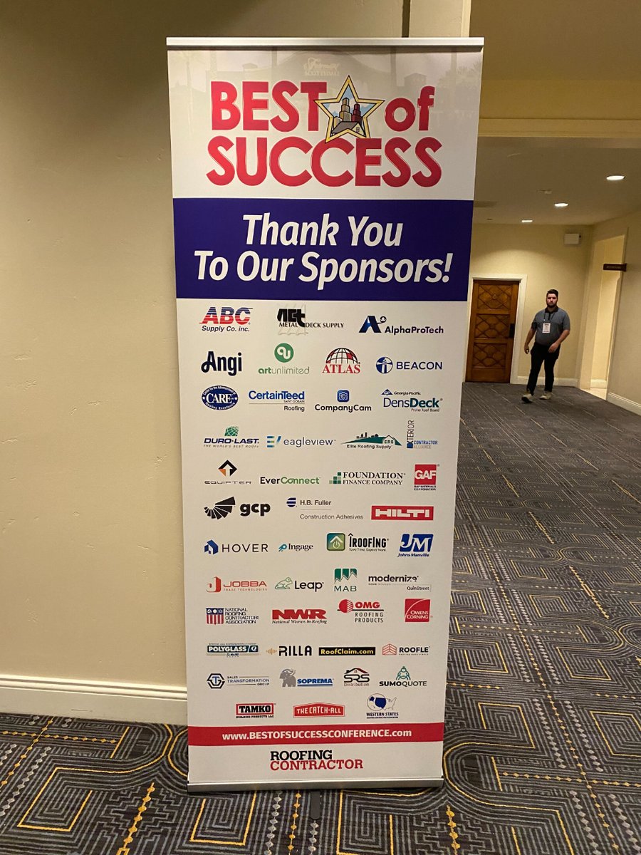 A2MarketingMN's tweet photo. We are so excited to be at @RoofContr Best of Success 2022! This event keeps us on the cutting edge of roofing so we can bring the best marketing solutions to the industry and help our clients grow. 

#BOS2022 #BOS #BOSconf #AU #marketing https://t.co/QL8GLkOqog