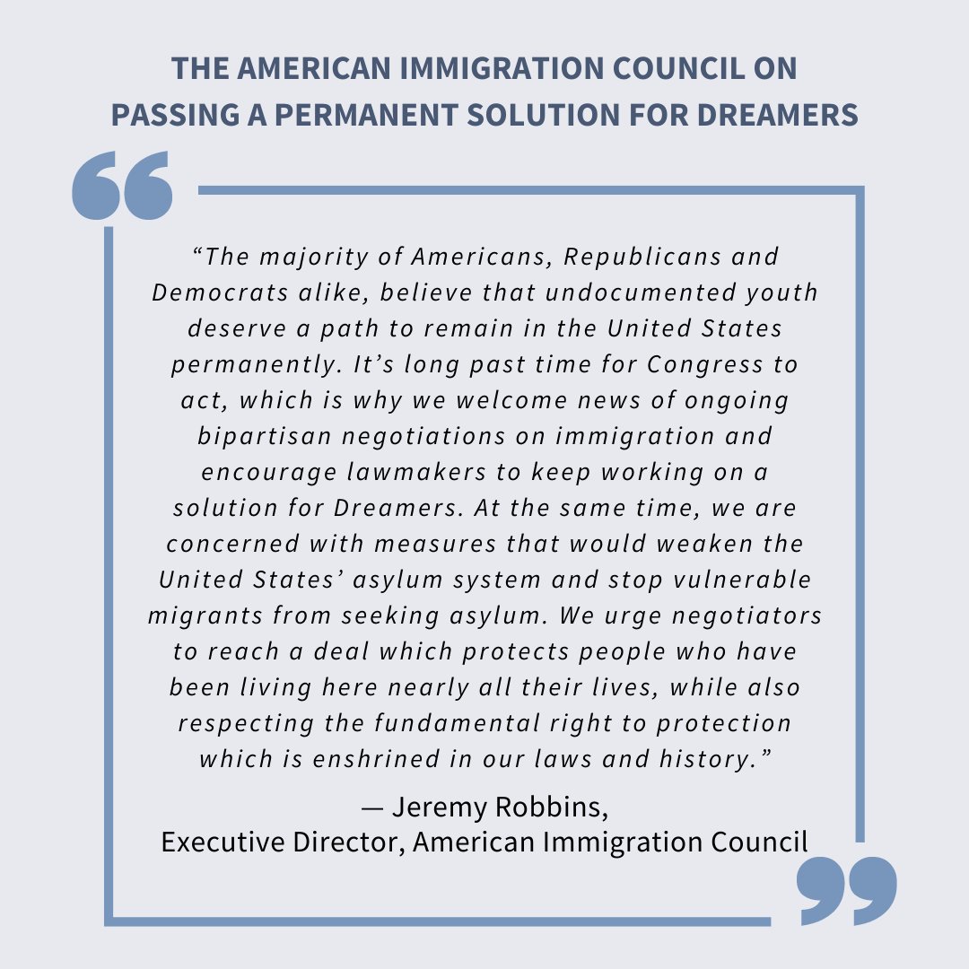 In a new <a href="/washingtonpost/">The Washington Post</a> opinion piece, @ThePlumLineGS illustrates how lawmakers may be able to protect Dreamers during this lame duck session. In response, our Executive Director  <a href="/JeremyARobbins/">Jeremy Robbins</a> shares his thoughts: (1/2)