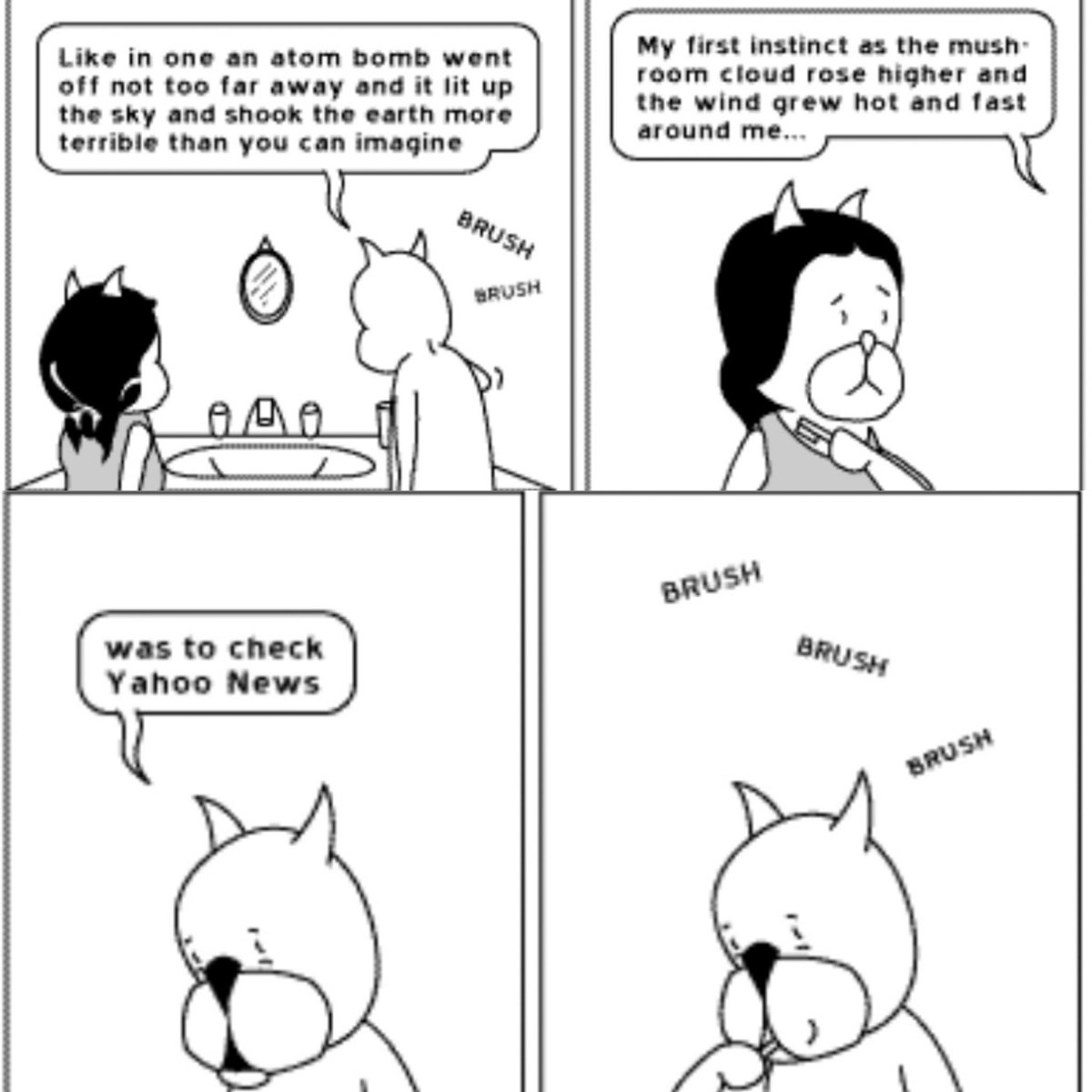 Chris Onstad on Twitter "In this 2004 stripsnippet, Roast Beef demonstrates the emerging